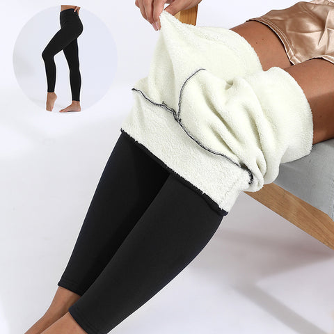 Lamb Cashmere Leggins Skinny Fitness Woman Pants - Nuri Shopping