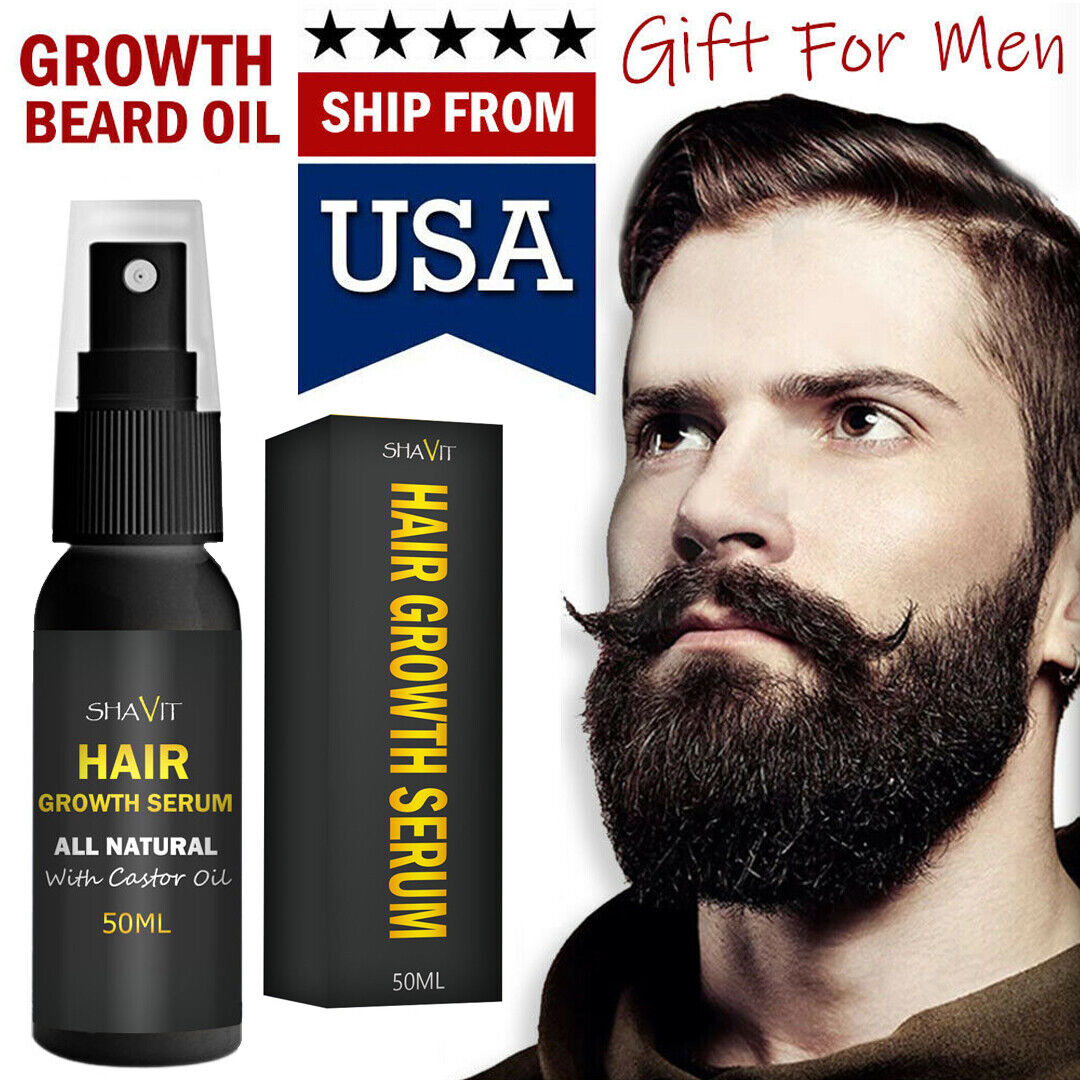 Fast Growing Mustache Facial Hair Treatment For Men