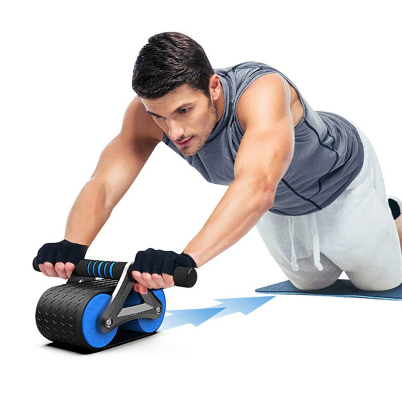 Rebound Ab Wheel Roller Waist Trainer Gym Sports Home Exercise Devices