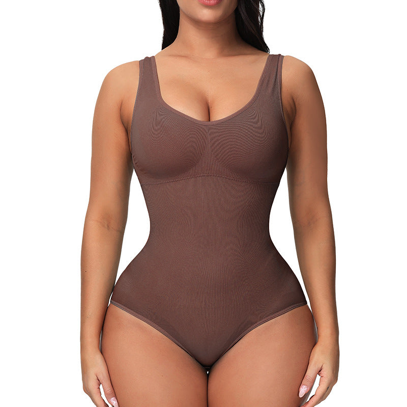 European And American Corset Women's Seamless One-piece Bodysuit - Nuri Shopping