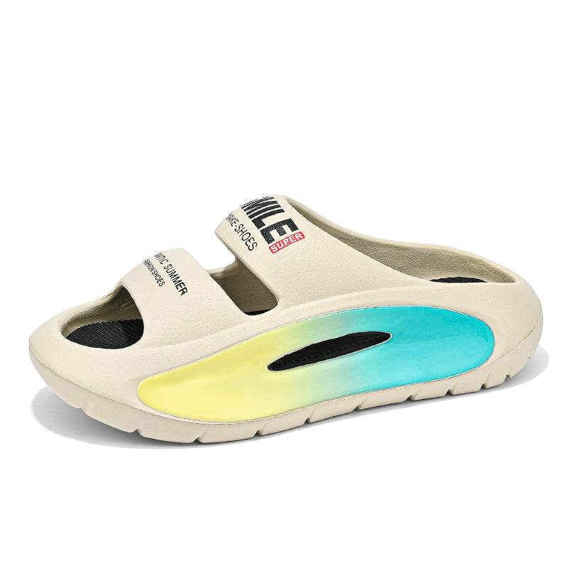 Live Broadcast Casual Couple Beach Sports Trendy National Slippers - Nuri Shopping