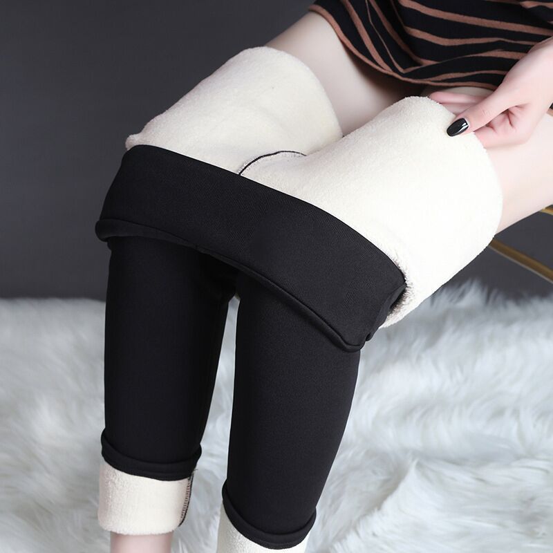 Lamb Cashmere Leggins Skinny Fitness Woman Pants - Nuri Shopping