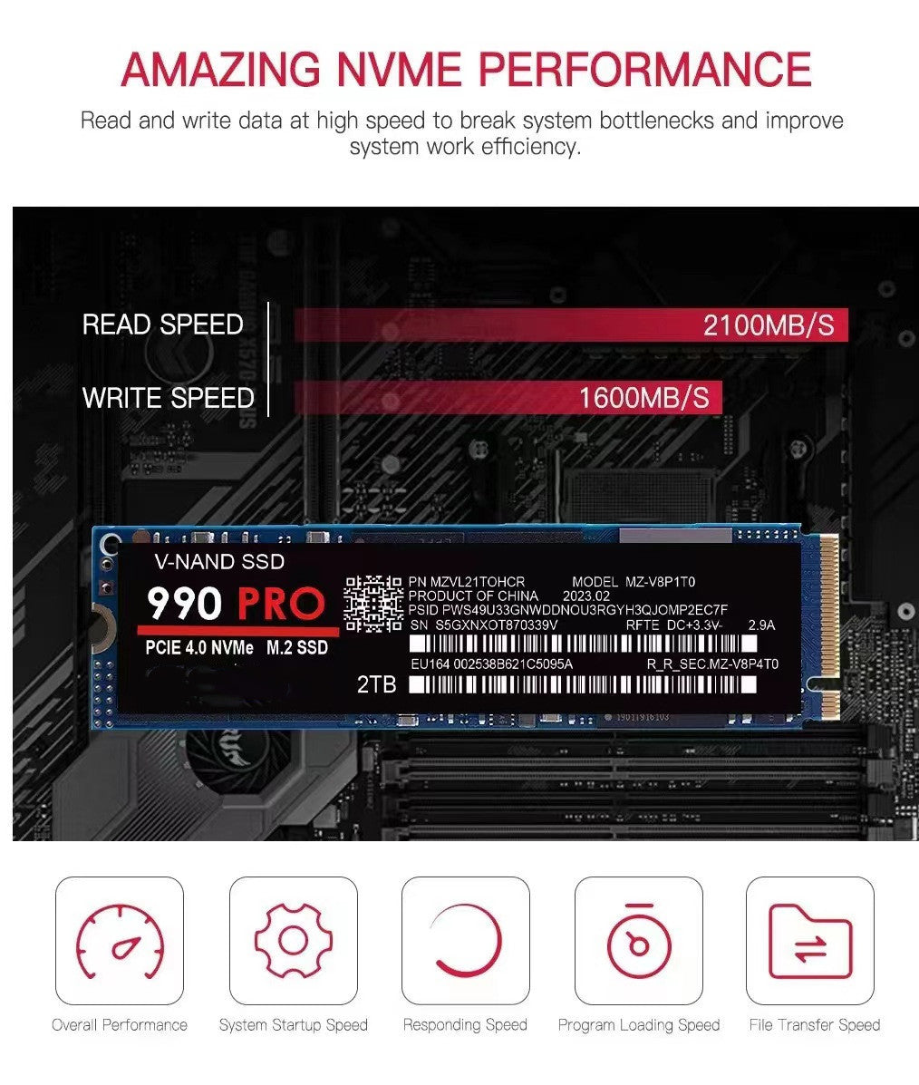 High-speed SSD NvMe990pro 980pro Solid State Drive