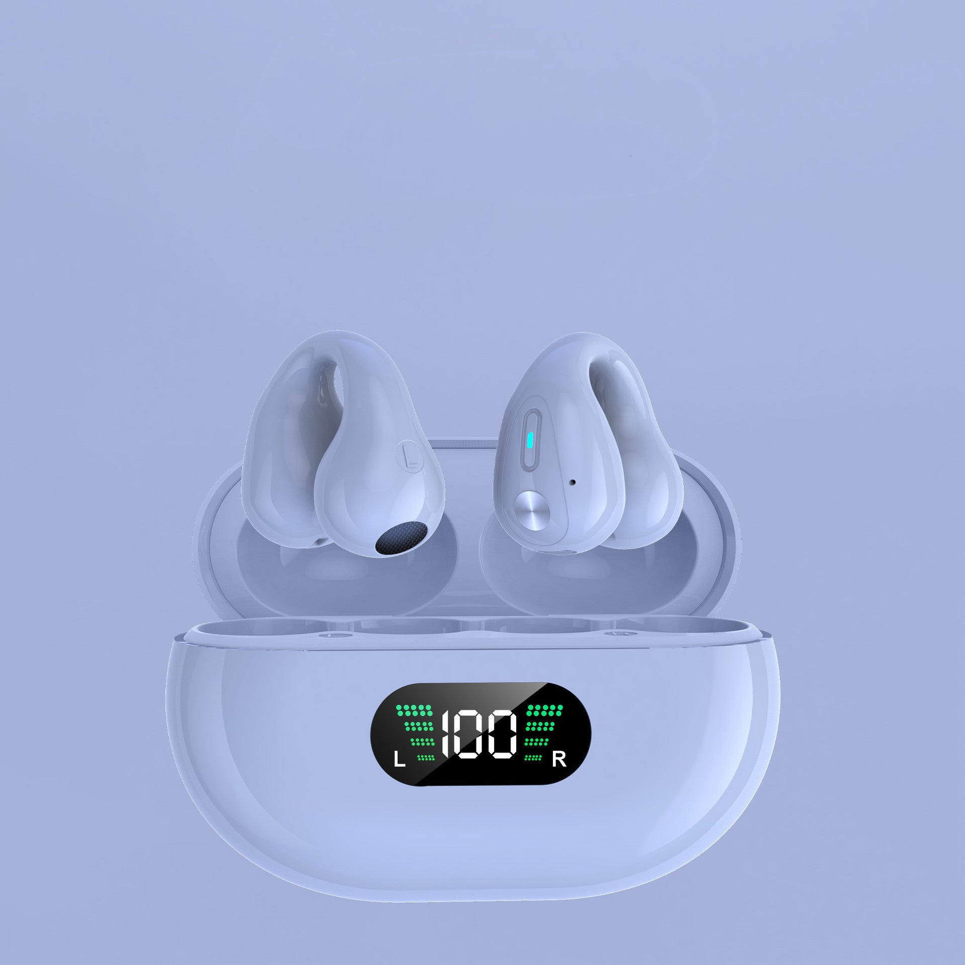 TWS Earbuds Ear Clip Bluetooth 5.3 Touch Wireless Earphone