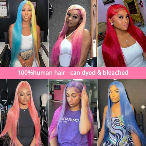 613 hd Lace Frontal Wig Blonde 13x6 Straight Lace Front Wigs Human Hair 13x4 Lace Front Wig Pre Plucked Brazilian Glueless Wigs