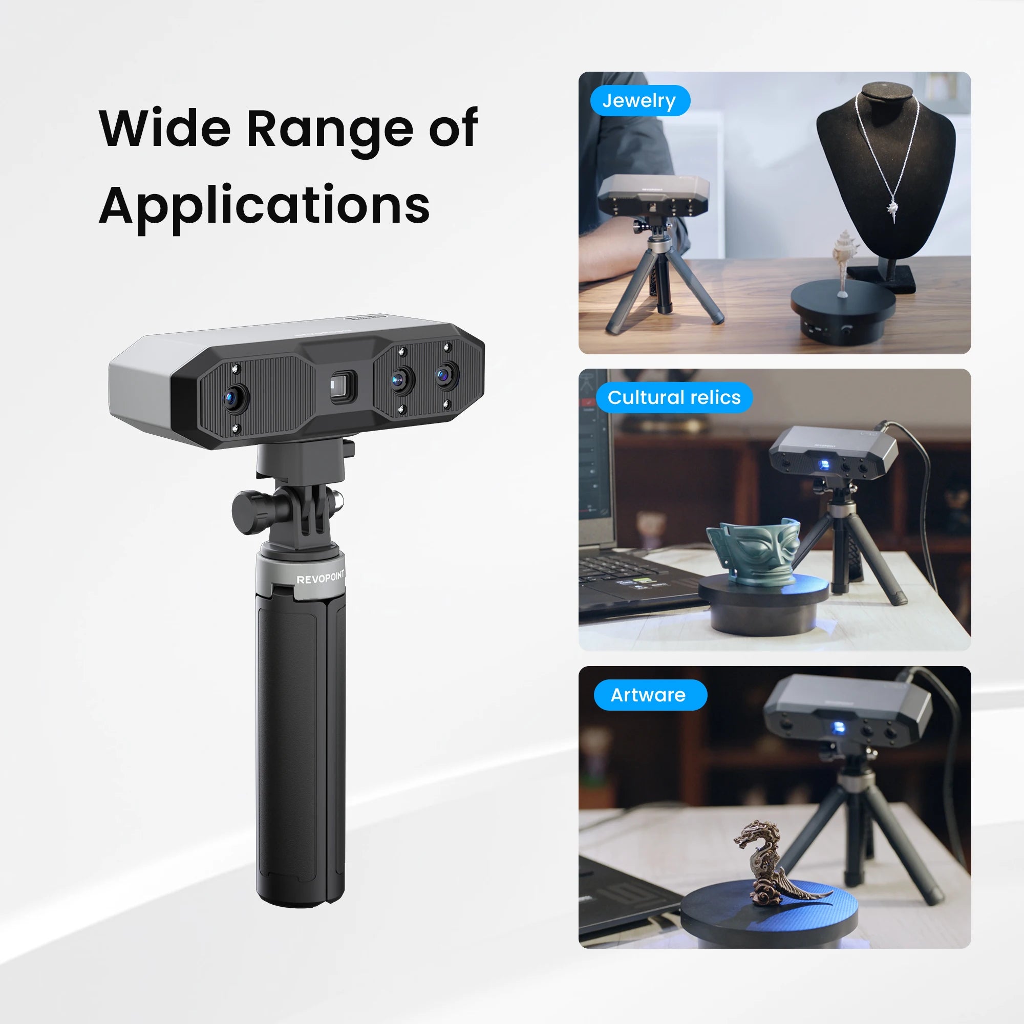 advanced 3D Scanner Up to 0.02mm Precision