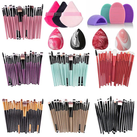 20Pcs Soft Makeup Brushes Set