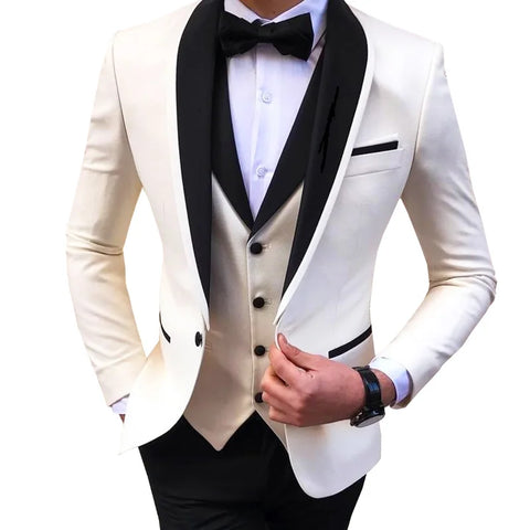 Blue Slit Mens Suits