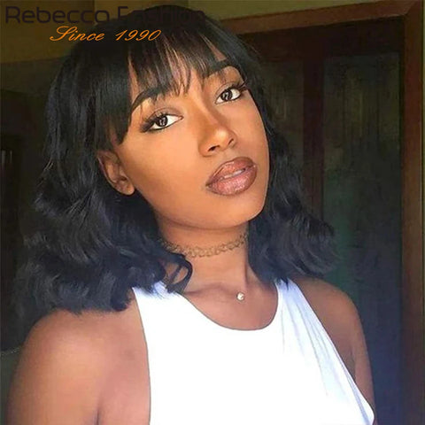 Natural Wave Bob Wigs Human Hair Wigs