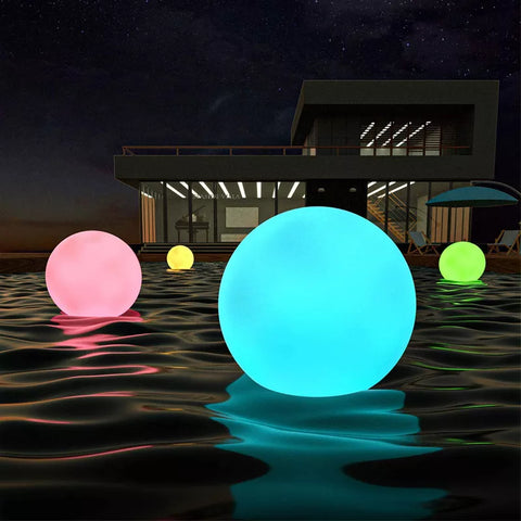 Solar Floating Ball Light Swimming Pool Light Waterproof Lawn Ballon Lamp Home Party Garden Decor Solar Floating Lights Ball