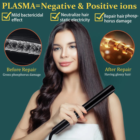 Plasma Hair Flat Iron 500F Hair Straightener Keratin Treatment