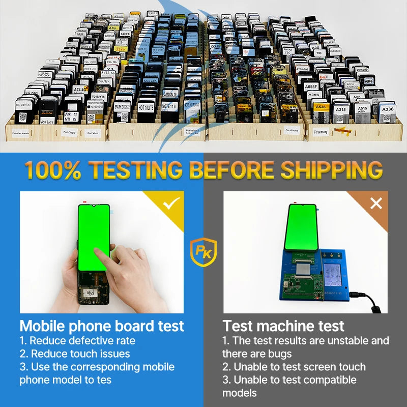 KI5q KI5k 100% Tested Premium Lcd For Tecno Spark 10 Display Touch Screen Digitizer Panel Assembly For Spark 10C Lcd With Frame