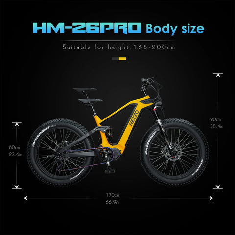 52V 1000W BAFANG M620 Mid Drive 21Ah Off-Road 9 Speed Electric Bike