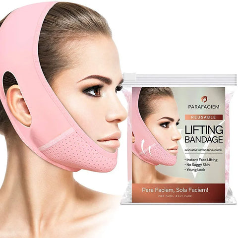 Chin Up Mask Face Lifting Belt - V Shaped Slimming Fa