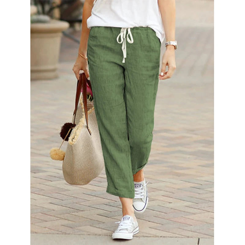 Autumn Cotton Women's Pants