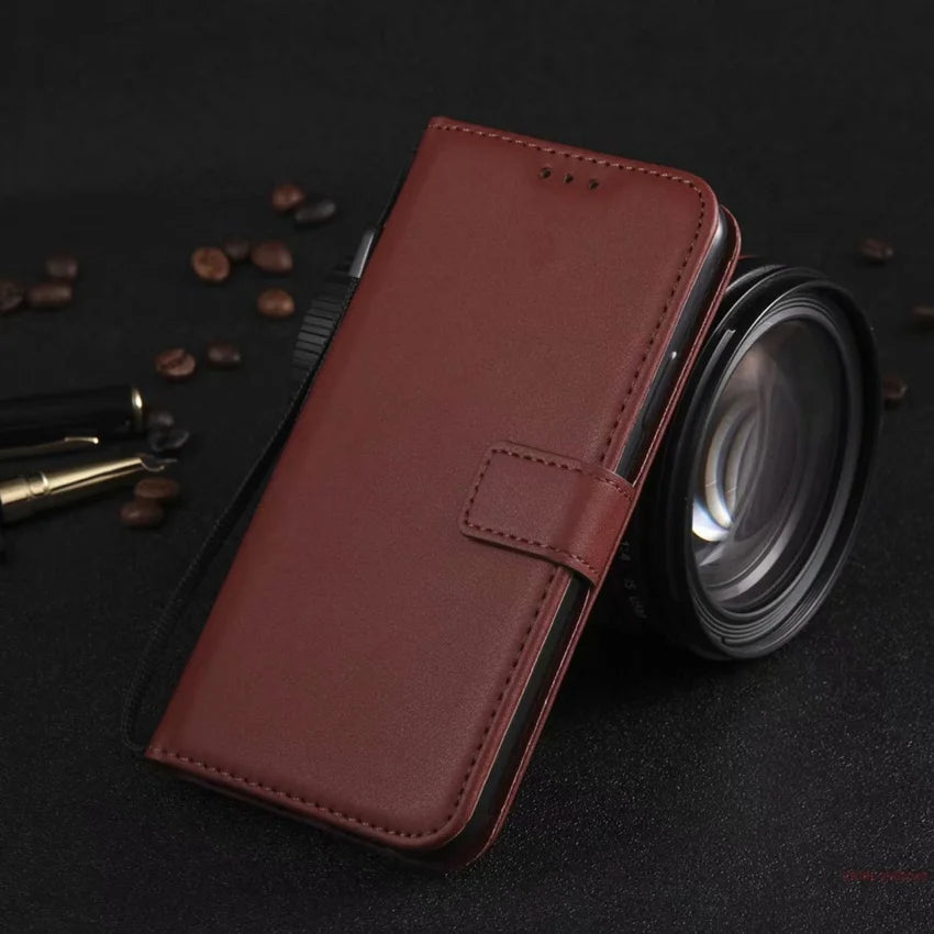 Leather Flip Wallet Case For Samsung Galaxy S7 Edge