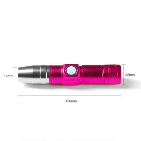 Flashlight Nail Dryer LED Lampara led para unas Mini Lamp for Drying Rechargeable Portable UV Gel nail uv lamp