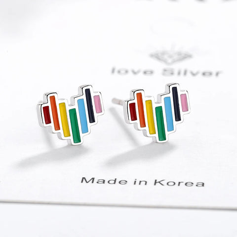 Rainbow Hearts Jewelry For Women