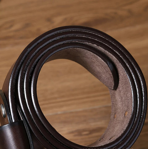 High Quality Cowskin Genuine Leather Belt