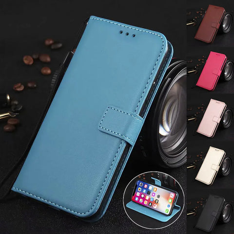 Leather Flip Wallet Case For Samsung Galaxy S7 Edge