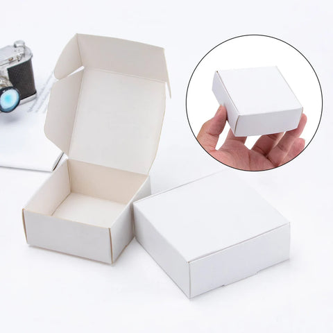 White packaging carton Festival party gift box soap carton