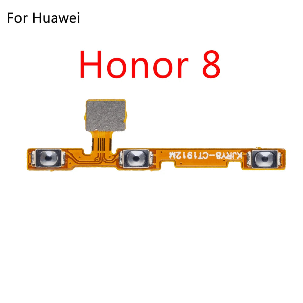 Power ON OFF  Button Flex Cable Ribbon For HuaWei Honor 8 8C 9 10 Lite 8X max  Mute Silence Volume Key Part