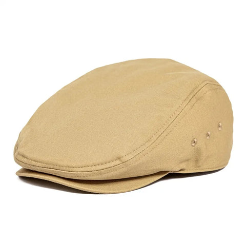 JANGOUL Summer Airhole Flat Cap Men Cotton Driver Hat Newsboy Caps 826