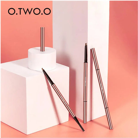 O.TWO.O Ultra Fine Triangle Eyebrow Pencil Waterproof Makeup Blonde Brown Eyebrows Precise Brow Definer Eye Cosmetics 6 Colors