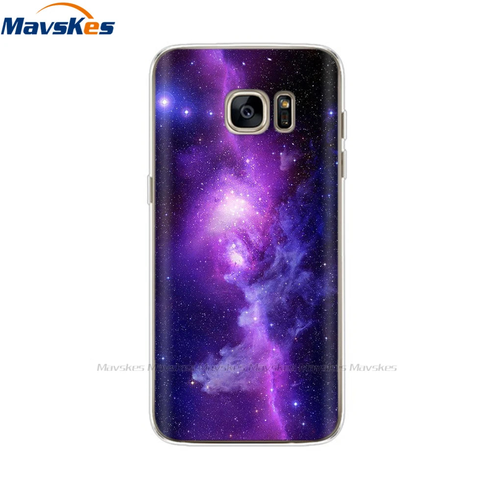 Cartoon Silicone Case For Samsung Galaxy S7