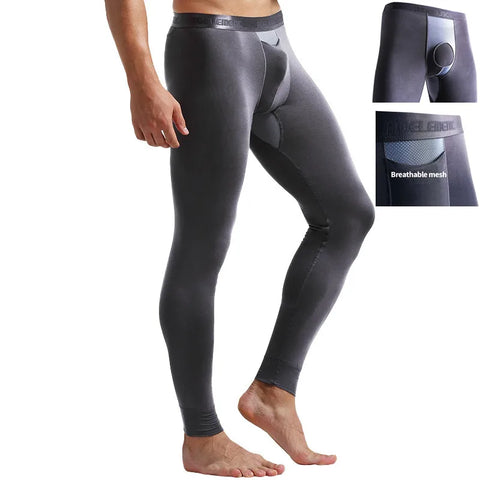 Breathable Mesh Pouch Underpants Slim Leggings Men's Clothing