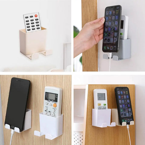 Multifunction Phone Charging Storage Box Creative Desktop Remote Remote Control Racks Wall-Mounted Wall Convenient Stand House