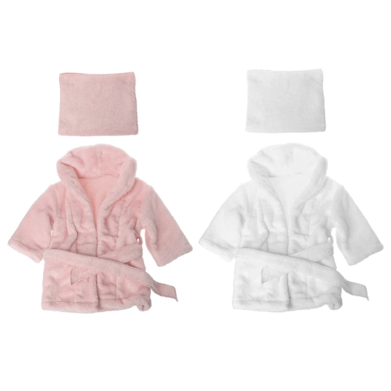 1 Set Bathrobes Wrap Newborn Photography Props