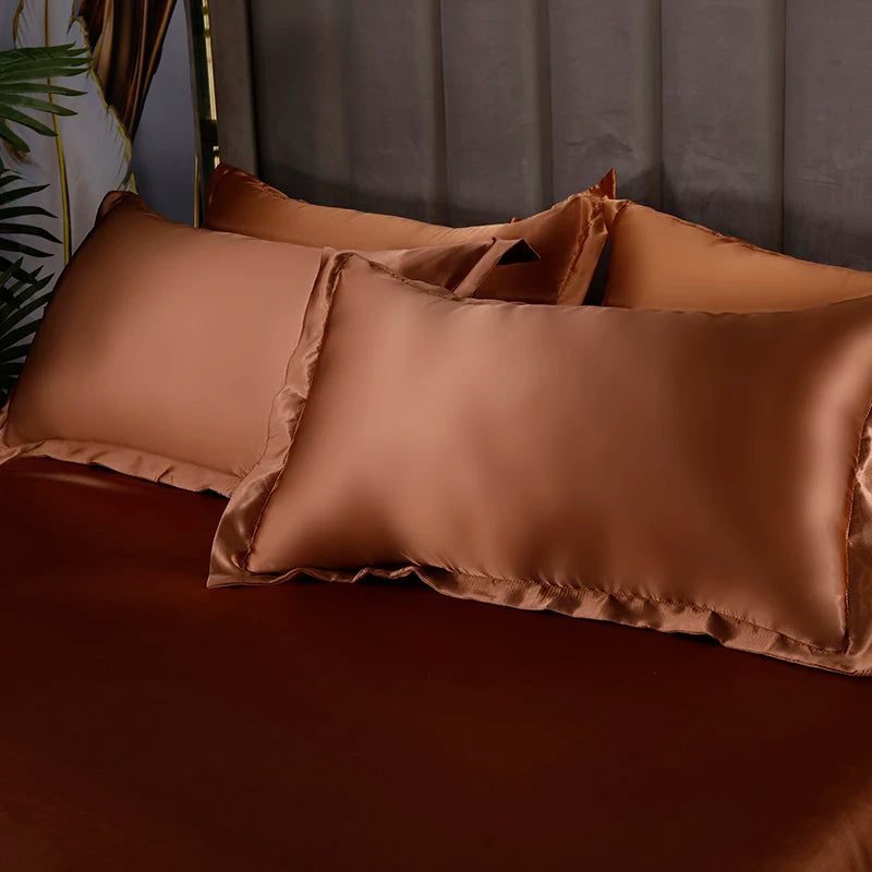 Rayon Satin Bedding Set, Duvet Cover Set