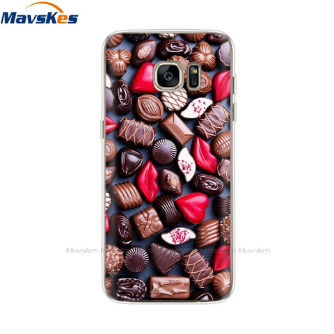 Cartoon Silicone Case For Samsung Galaxy S7