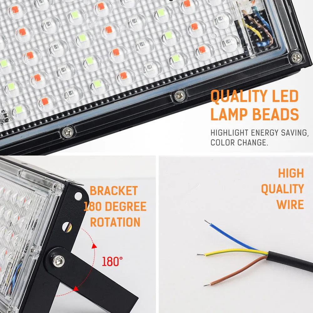 Waterproof Led White DC Flood Light Street Lamp