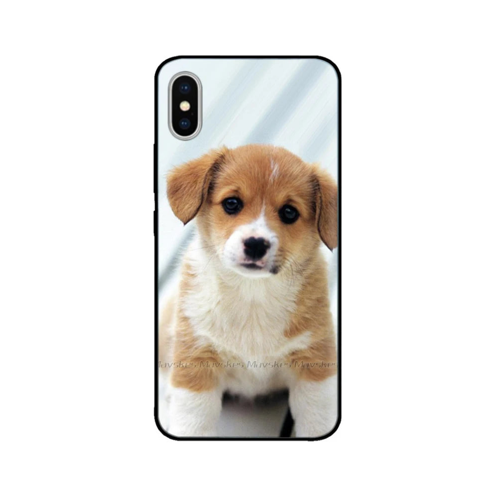 For iPhone X Case Silicone Cartoon Bumper Soft Cover Silicon Case for iPhone