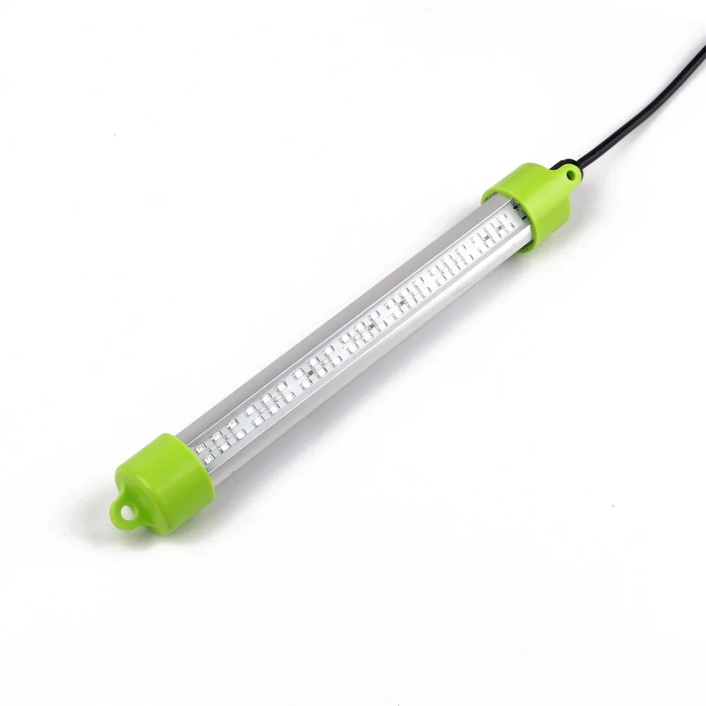 DC 12V 300W 10M Wire Aluminum High Power 100W 200W Green White Blue Yellow LED Bait Submersible Underwater Fishing Light