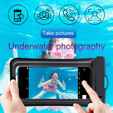 Waterproof Swim Bag Phone Case For iPhone 11 12 13 14 Pro Max