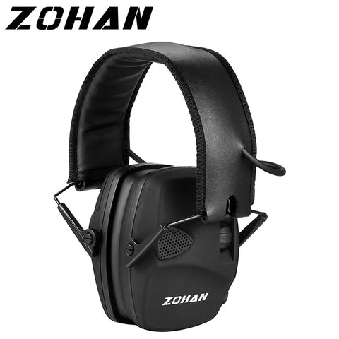 ZOHAN Electronic Shooting Ear Protection Sound Amplification Anti-noise Earmuffs Professional Hunting Ear Defender Outdoor Sport