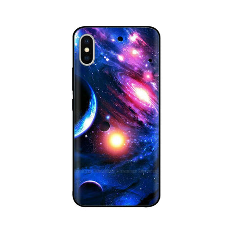 For iPhone X Case Silicone Cartoon Bumper Soft Cover Silicon Case for iPhone