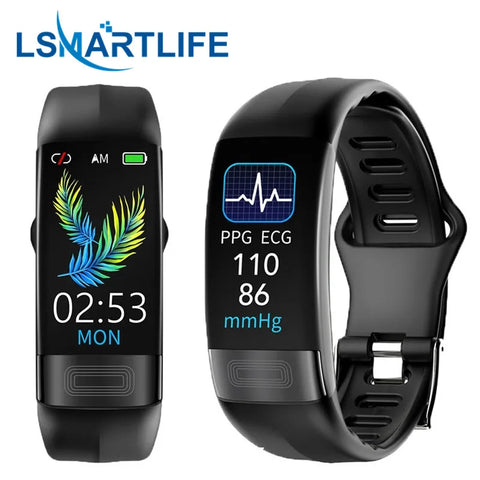 P11 Plus ECG Smart Band Watch Heart Rate Monitor