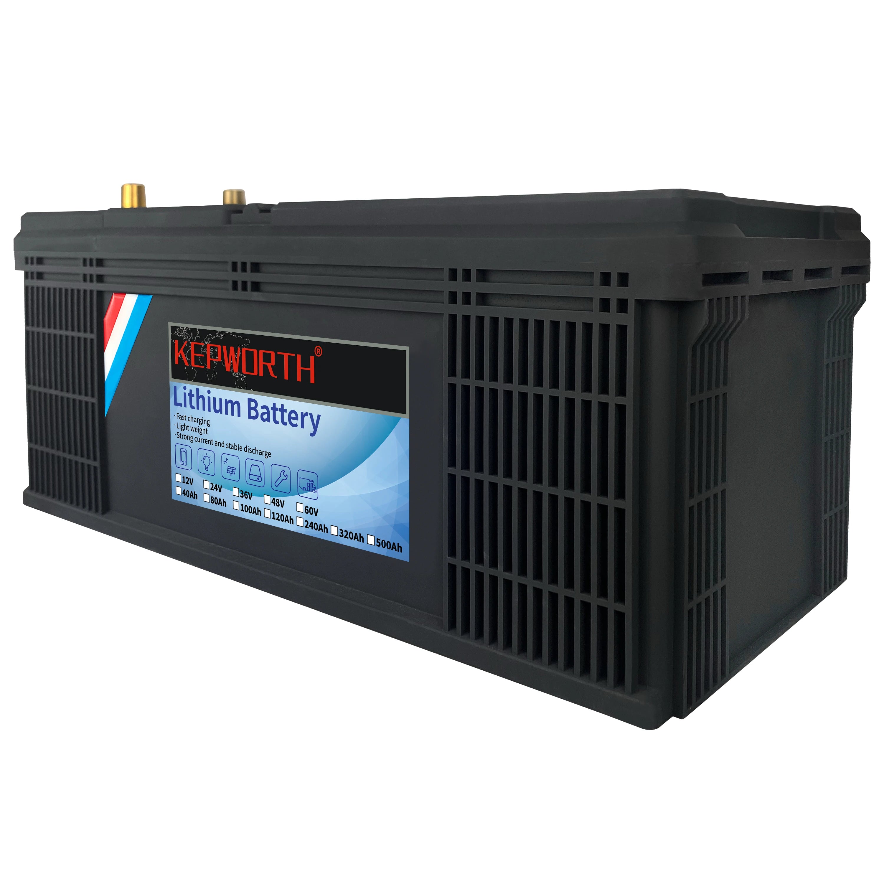 Lithium Iron Phosphate Battery With BMS  For Golf Cart