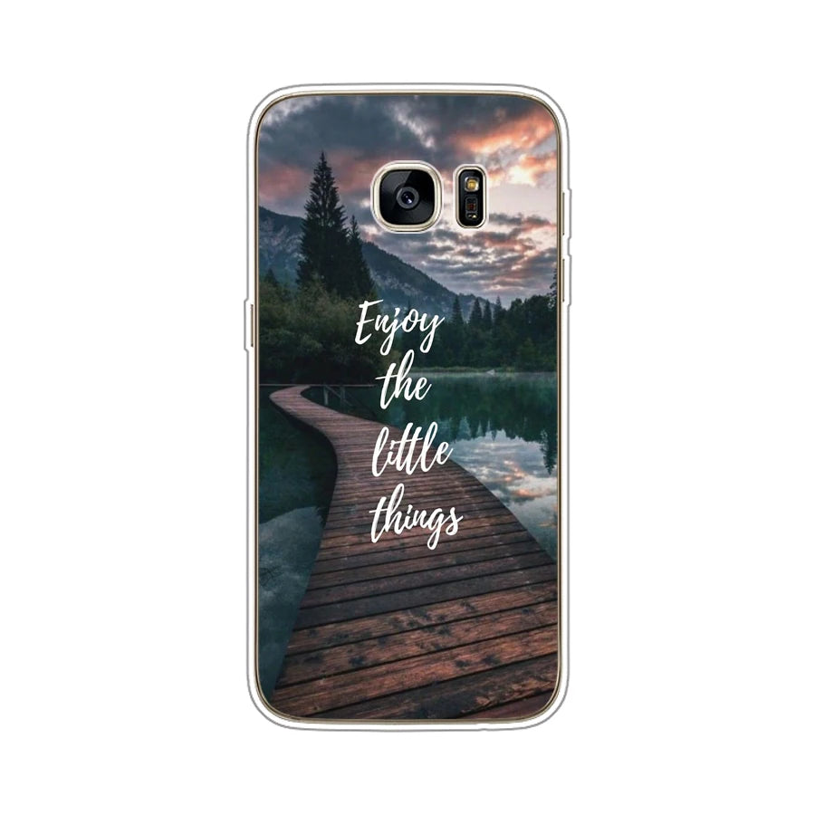 Soft TPU Phone Case For Samsung S7 edge