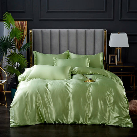 Rayon Satin Bedding Set, Duvet Cover Set