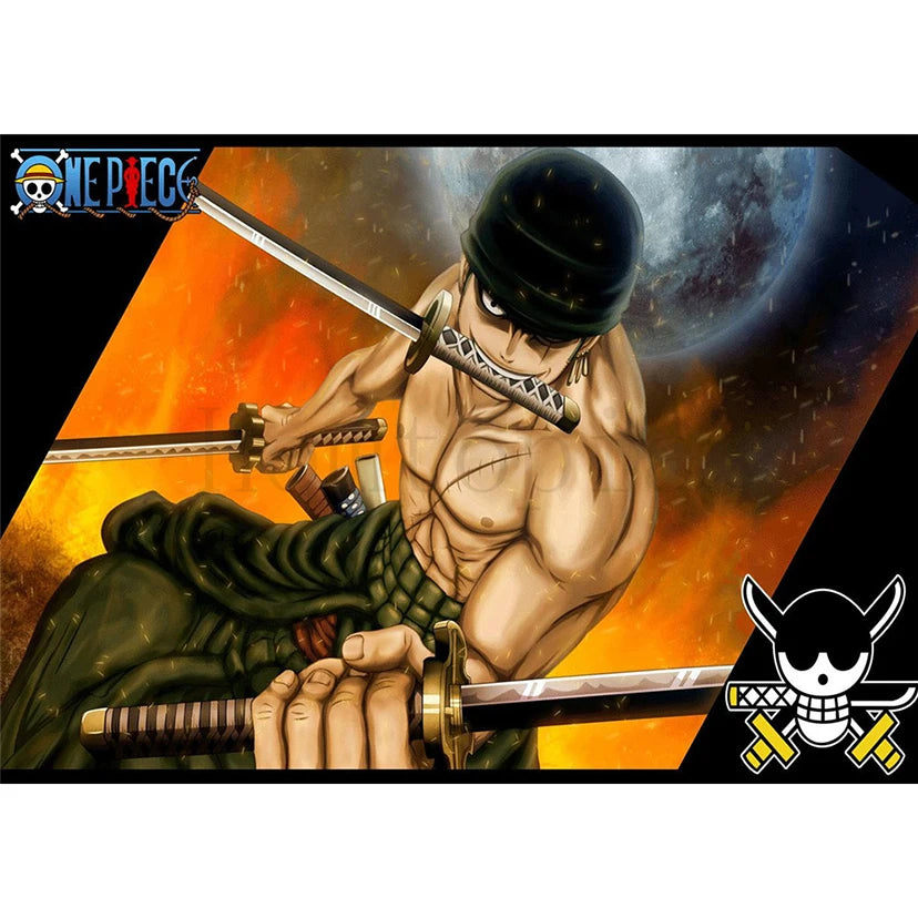 5D DIY Diamond Painting "One Piece Luffy" Embroidery Cross Stitch Mosaic Rhinestone Full Square/Round Drill diamond Home Decor