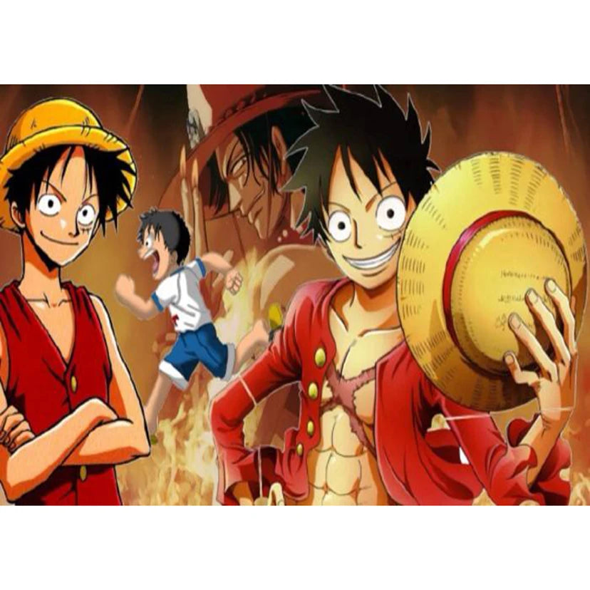 5D DIY Diamond Painting "One Piece Luffy" Embroidery Cross Stitch Mosaic Rhinestone Full Square/Round Drill diamond Home Decor