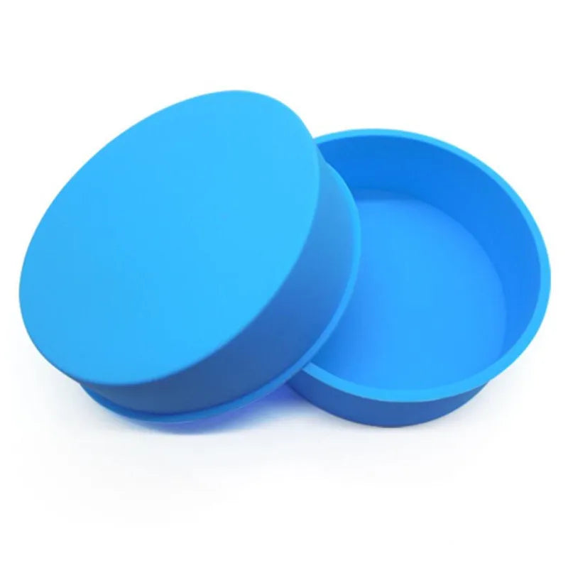 4/6/8inch Random color Round Shape Cake Silicone Mold Kitchen Bakeware Cake Tools DIY Desserts Mousse Silicone Molds For Baking