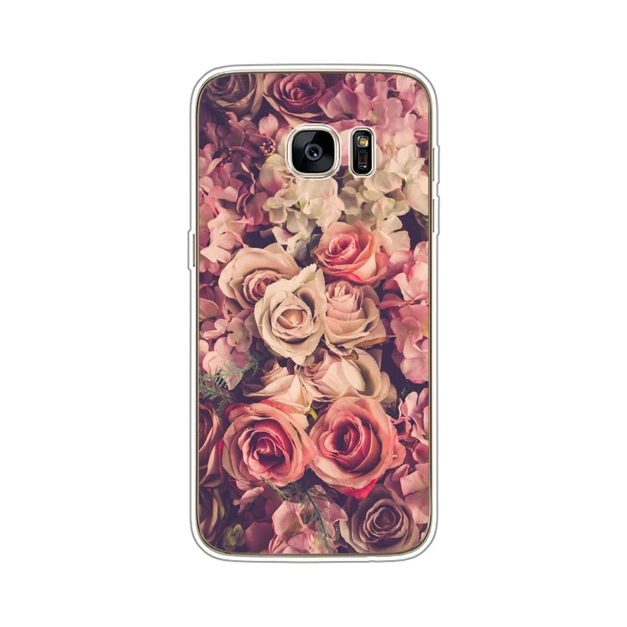 Soft TPU Phone Case For Samsung S7 edge