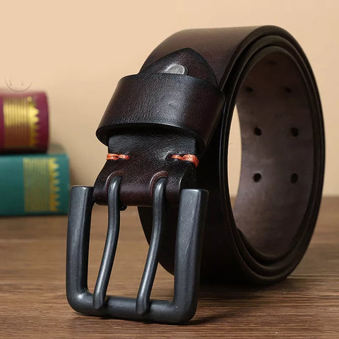 High Quality Cowskin Genuine Leather Belt