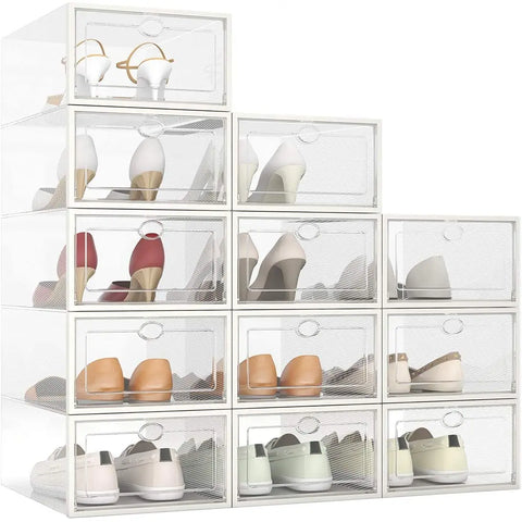 Clear Door Home Closet Organizer Case Shelf  Stack Display Canada Delivery